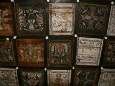 A csetfalvai templom mennyezete