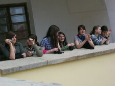 A munkácsi vár egyik folyosóján