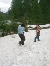 A havas-jeges Szinyevéri-tó