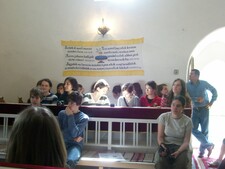 A huszti református templomban