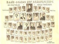 32o – az 1932-ben érettségizett osztály