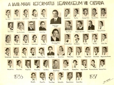 37o – az 1937-ben érettségizett osztály