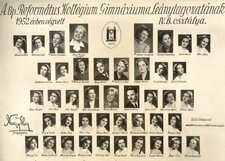 52b – az 1952-ben érettségizett B osztály