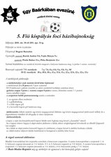 5. Fiú labdarúgás
