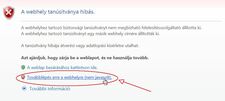Biztonsági figyelmeztetés (Internet Explorer)