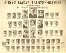 35o – az 1935-ben érettségizett osztály