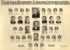 44b – az 1944-ben érettségizett B osztály
