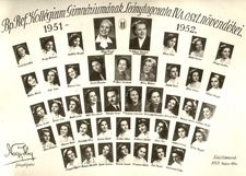 52a – az 1952-ben érettségizett A osztály